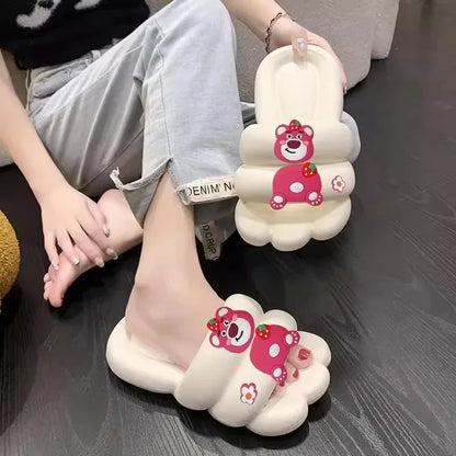 New 2025 Women's Slippers Indoor Home Bathing Anti-slip Deodorant Outdoor Wearable Slip-resistant Home Comfortable PVC Material