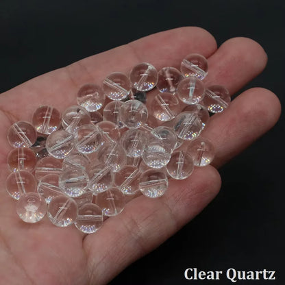 4 6 8 10mm Natural Black Tourmaline Beads Round Smooth Loose Stone Bead For Jewelry Making Diy Bracelet Necklace Accessories