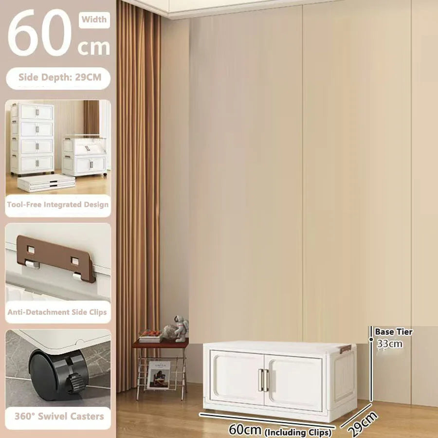 Storage Cabinet Installation Free Storage Cabinet Baby and Kidsren's Clothing Storage Box Snack Plastic Foldableing Storage Cabinet Folding Storage Cabinet Organizer