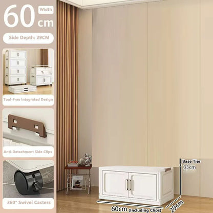Storage Cabinet Installation Free Storage Cabinet Baby and Kidsren's Clothing Storage Box Snack Plastic Foldableing Storage Cabinet Folding Storage Cabinet Organizer