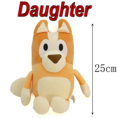@ SALE Bluey Dog Bingo Family Plush Toy Cartoon Dog Soft Stuffed Animals Dolls Birthday Christmas Gifts Family Blue-Y Bingo