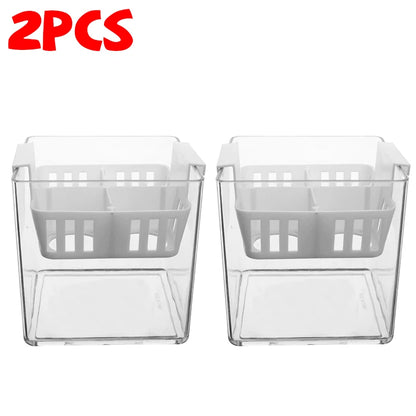 1/3x Four Grid Flower Pot for Hydroponic Tulips Acrylic Breathable Hydroponic Containers for Indoor Gardening Planting Container