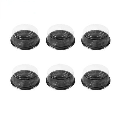 10pcs 8/6 Inch Transparent Cake Box Plastic Cake Boxes And Packaging Transparent Clear Cupcake Muffin Dome Holder Cases Wedding