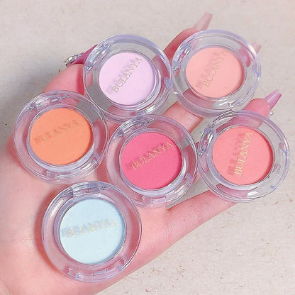 Girl Blush Peach Cream Makeup Blusher Palette Cheek Contour Pink Waterproof Cosmetic Beauty Powder Soft Smooth New Makeup Rouge