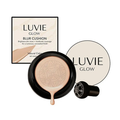 High-end Hydrating Mushroom Air Cushion BB Cream Waterproof Brightening Foundation with Concealer Korean Daily Makeup Base