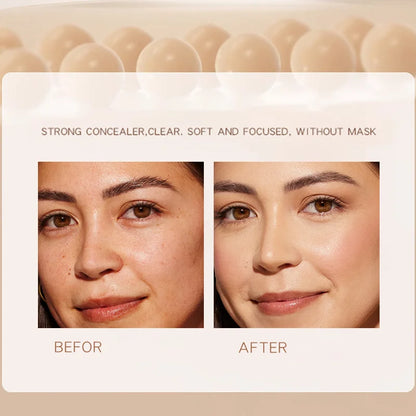 Matte Finish Liquid Foundation - Oil-Control, Waterproof, Full Coverage Concealer for All Skin Tones