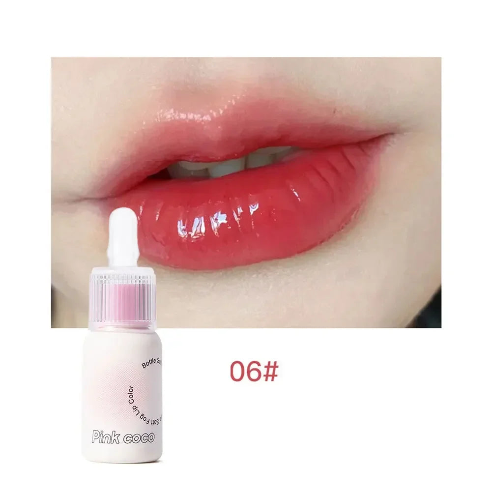 New Milk Tube Mirror Lip Glaze Water Light Glass Lip Gloss Pink Bean Paste Mirror Lipstick Moisturizing Sexy Red Lip Tint Makeup