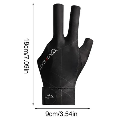 Wear-resistant Cue Sports Gloves Suitable for Snooker and Billiards Portable, Ideal for Amateur Training, Single Left-hand Glove