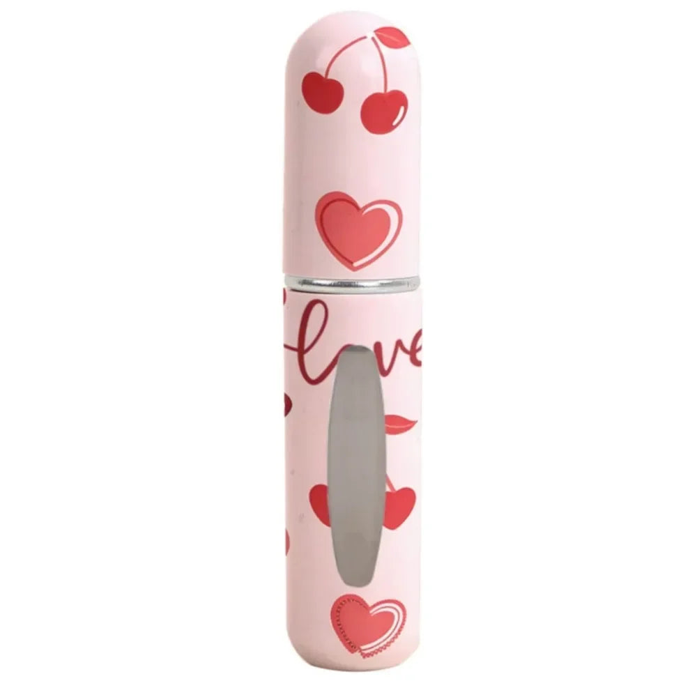 5ml Mini Perfume Bottle Essential Oil Alcohol Spray Atomizer Bottle Spray Rotating Bottle Refillable Empty Cosmetic Containers