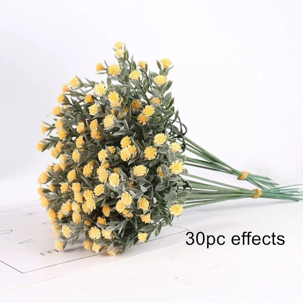 Arrangement Wedding Bouquet Floral Babysbreath Gypsophila Fake Flowers Artificial Flowers