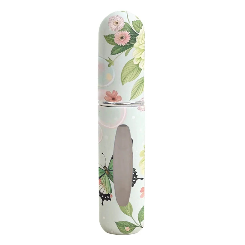 5ml Mini Perfume Bottle Essential Oil Alcohol Spray Atomizer Bottle Spray Rotating Bottle Refillable Empty Cosmetic Containers