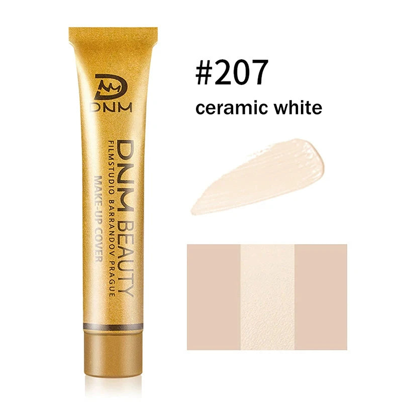 Full Skin Concealer Foundation Cream Face Professional Blemish Cover Dark Spot Tattoo Contour Makeup Liquid Concealer Cosmetic