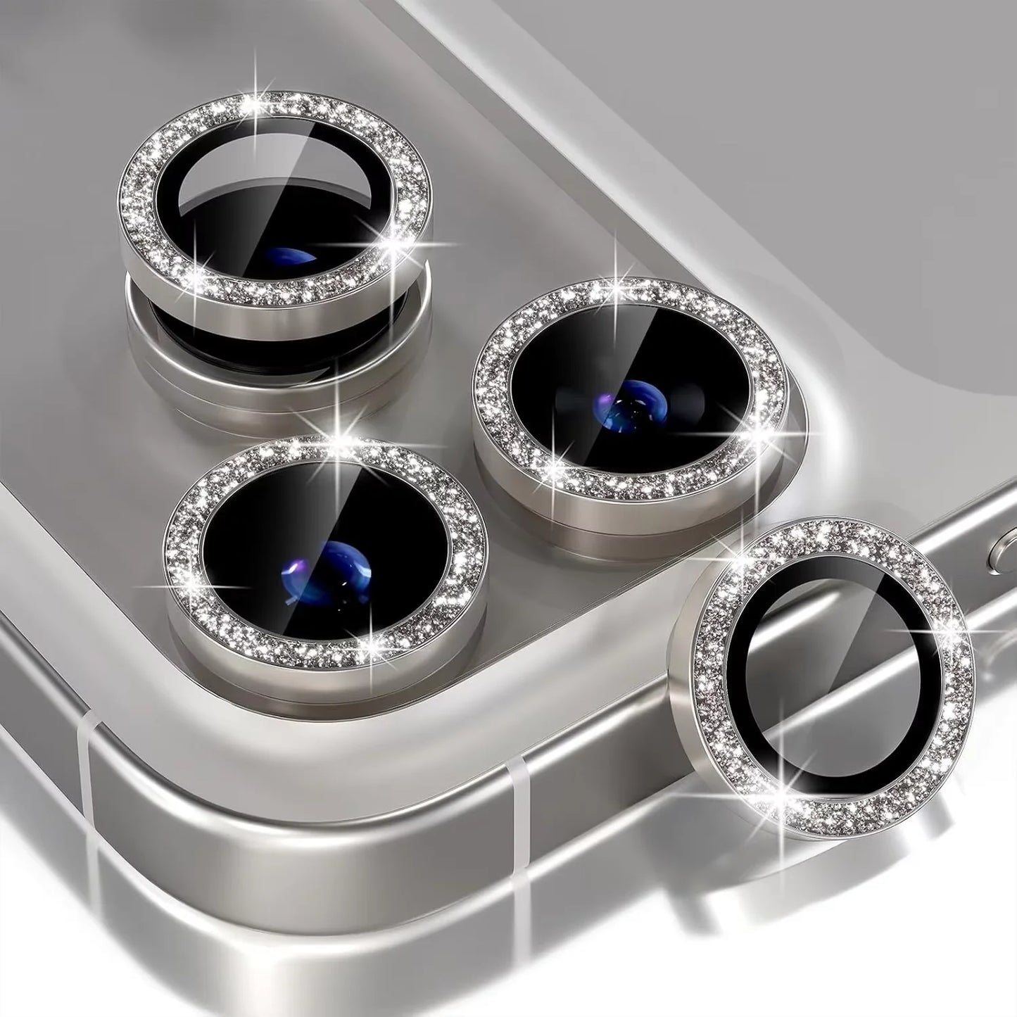 Camera Lens Protector For iPhone 17 Pro Max 17Air 17Pro 15 16 Pro Max Diamond Metal Protective Glass For iPhone 14 15 Plus Lens
