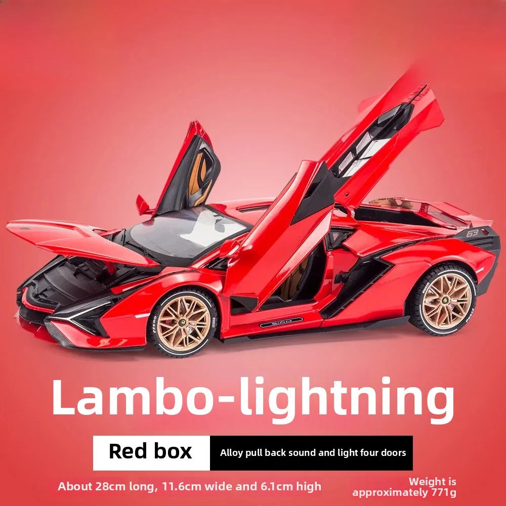 1:18 Scale Luxury Alloy Car Model Fashionable Collectible Vehicle Decoration Blind Box Non-Remote Control Toy from Mainland Chin