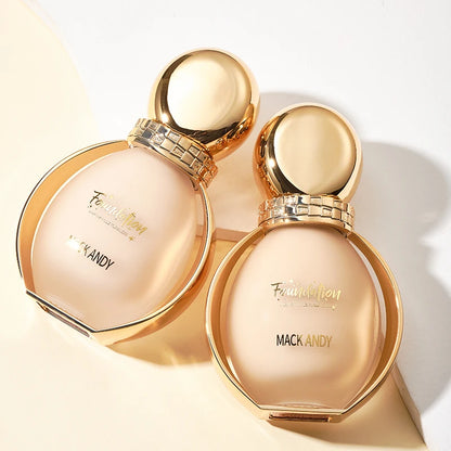 Matte Finish Liquid Foundation - Oil-Control, Waterproof, Full Coverage Concealer for All Skin Tones