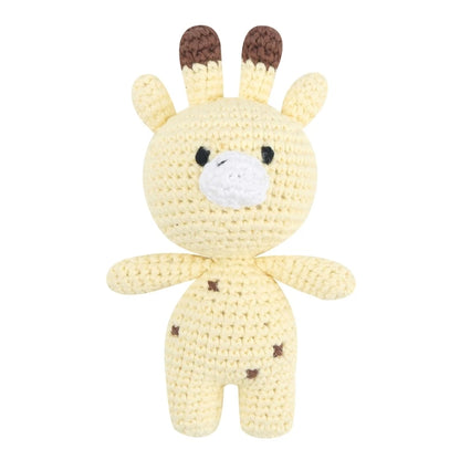 Cotton Crochet Baby Stuffed Rabbit Toy kawaii Handmade Bunny Plush Toys Newborn Handhold Sleeping Doll Kid Early Educational Toy