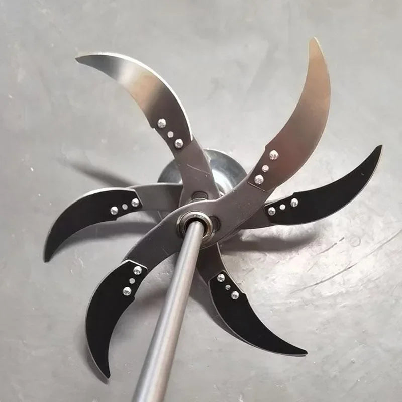 Agricultural Vegetable Fruit Cutter 4/6 Blades Set Crusher Pig Chicken Feed Chopper Replacement Blade for Farming Stirring Mixer