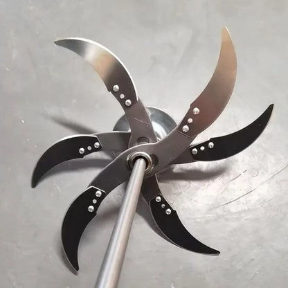 Agricultural Vegetable Fruit Cutter 4/6 Blades Set Crusher Pig Chicken Feed Chopper Replacement Blade for Farming Stirring Mixer