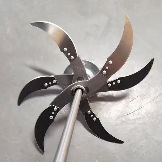 Agricultural Vegetable Fruit Cutter 4/6 Blades Set Crusher Pig Chicken Feed Chopper Replacement Blade for Farming Stirring Mixer