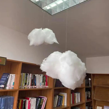 Artificial Cloud White Cotton Cloud Home Decoration Wedding Shop Birthday Party Photography Living Room DIY Hanging Props Decor