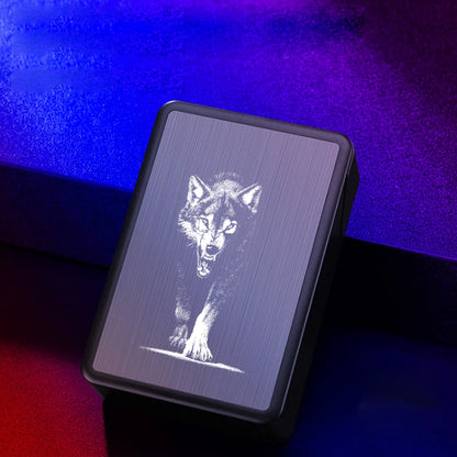 Hold 20 Cigarettes Case Individuality Pattern ABS Automatic Cover Cigarette Case Anti Pressure Waterproof Box