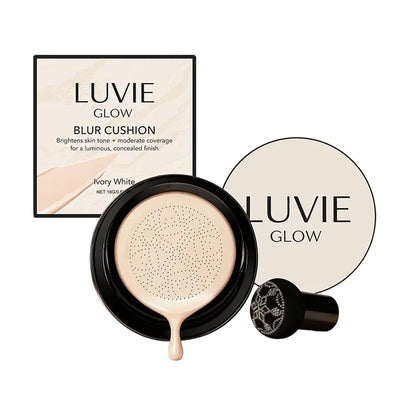 High-end Hydrating Mushroom Air Cushion BB Cream Waterproof Brightening Foundation with Concealer Korean Daily Makeup Base