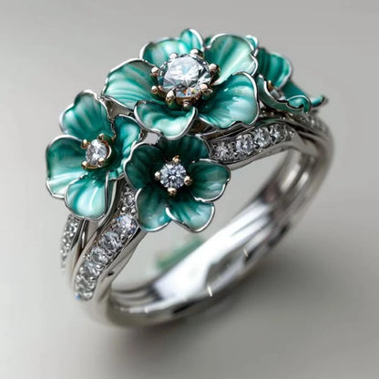 New jewelry, exquisite decoration, fashionable butterfly pattern women's ring