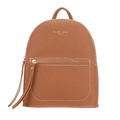 Fashion Lady Backpack Mini Soft Touch Multifunction Small Women Shoulder Bag All-Match Outdoor Travel Bolsa Mochila Mujer 25 #