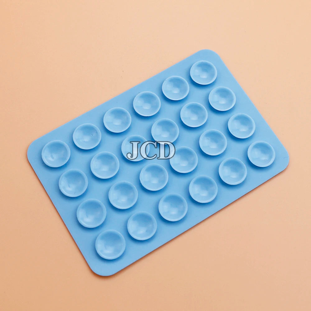 Silicone Suction Pad Back Sticker Suction Cup Phone Holder Silicone Cup Mat Smartphone Wall Stand Fixed For Glass Ceramic Tiles