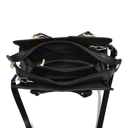 New shoulder Bag leather  Women's luxury designer handbag for 2025 women European and American retro cross body Tote bags