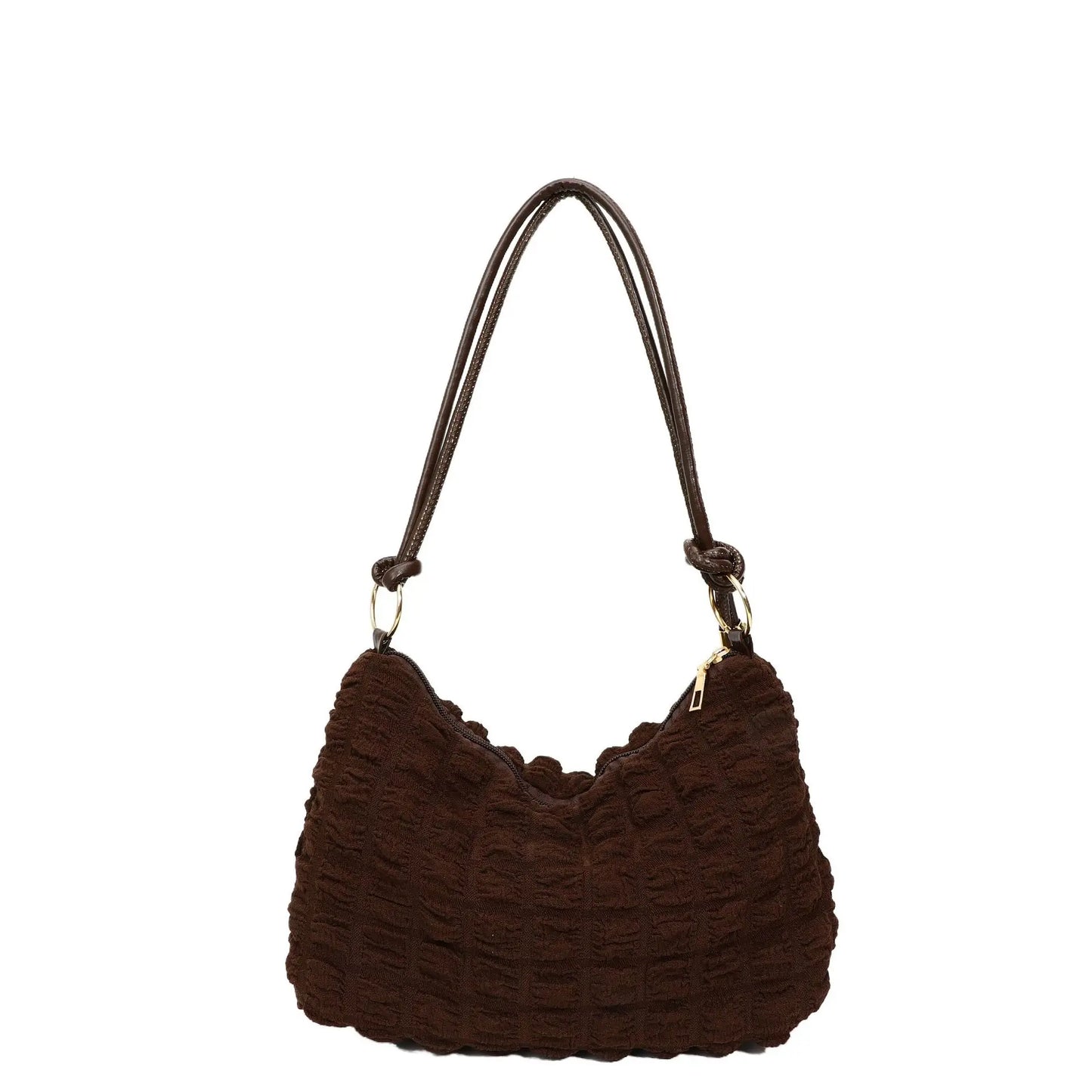 Fashion Vintage Women Subaxillary Bag Texture Shoulder Crossbody Bags Retro Female Shopping Underarm Handbag Totes