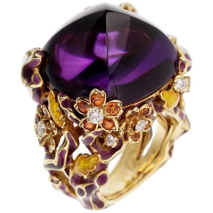 New jewelry, exquisite decoration, fashionable butterfly pattern women's ring
