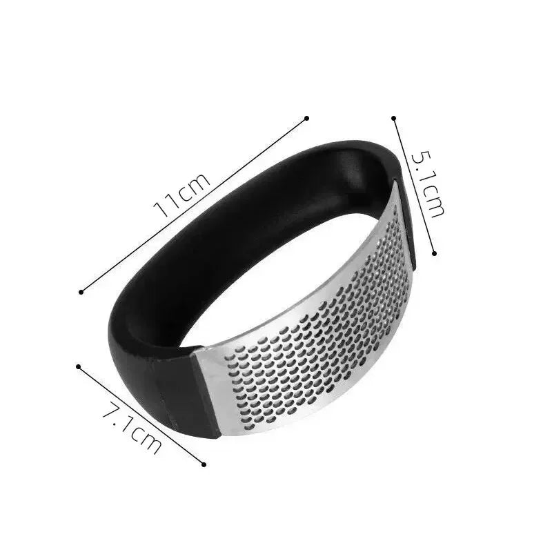 1pc Stainless Steel Garlic Press Crusher Manual Garlic Mincer Chopping Garlic Tool Fruit Vegetable Tool