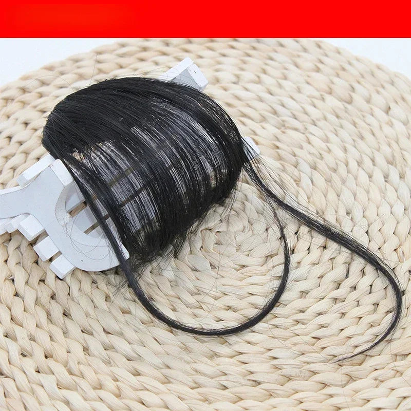 Fake Air Bangs Hair Styling Tools Hair Clip-In Extension Synthetic Hair Fake Fringe Natural False Hairpiece Women Clip In Bangs