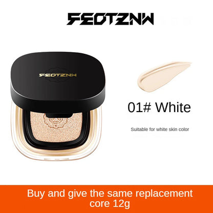 Feotznw Fineless Skin Cushion, Cover Cushion, Waterproof and Sweat-Proof, Moist and Delicate. Makeup Cover Cushion, Replace Shipping. Not Easy to Use Without Erasable