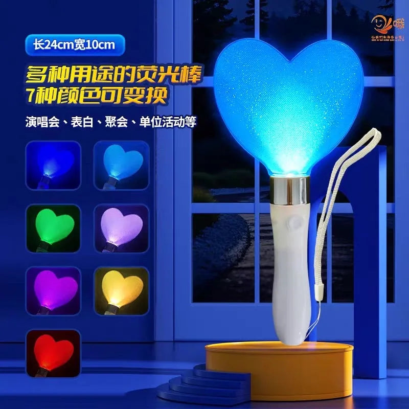 Lightstick Kpop Light Glow Stick Luminous Support Rod Concert Glow in The Dark Glowing Material Idol Concert Party 응원봉