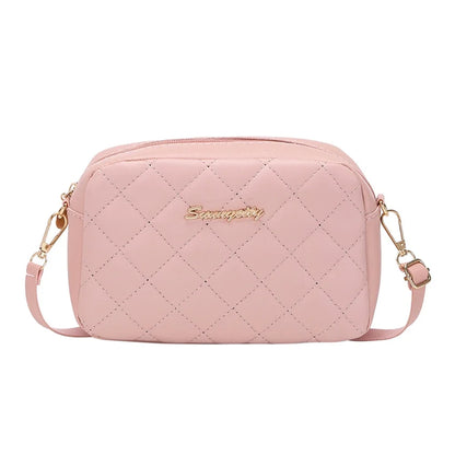 2025 tassel women's small crossbody bag trend diamond grid embroidery camera women's shoulder bag fashion chain crossbody bag