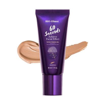 BIO-Dimot 6D Tinted Firming Gel - Instant 60 Seconds Lift, Firms Skin, Reduces Wrinkles, Evens Tone, Natural Finish, 30ml 2025.