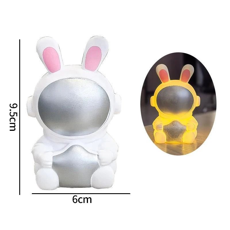 Mini Panda LED Lamp Easter Rabbit Panda Party Souvenirs Gifts Office DeskHome Decor Christmas New Year 2026 Gift Night Light