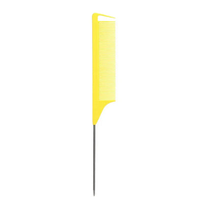 Anti-static Pointed Tail Hair Styling Comb Fine Tooth Barber Accessories Steel Tip Tail Comb Salon Steel Needle Pin Tip Brush