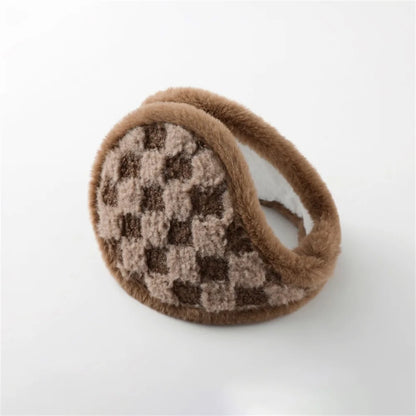 Fashion Coldproof Autumn Winter Earmuffs Thicken Warm Plush Women Men Ear Muffs Comfortable Windproof Earflap Outdoor