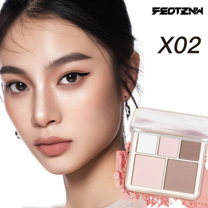 Feotznw Light and Shadow 3D Contusion High Disc Matte Comprehensive five-color Disc Profile and Nose shadow integrated