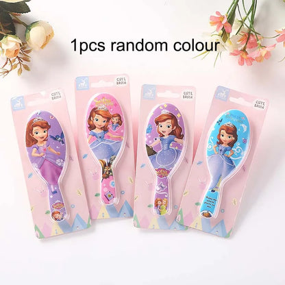 Disney Frozen Elsa Minnie Mickey Mouse Air Cushion Massage Combs Children Comb Hair Brush Hairdressing Tool Girls Christmas Gift