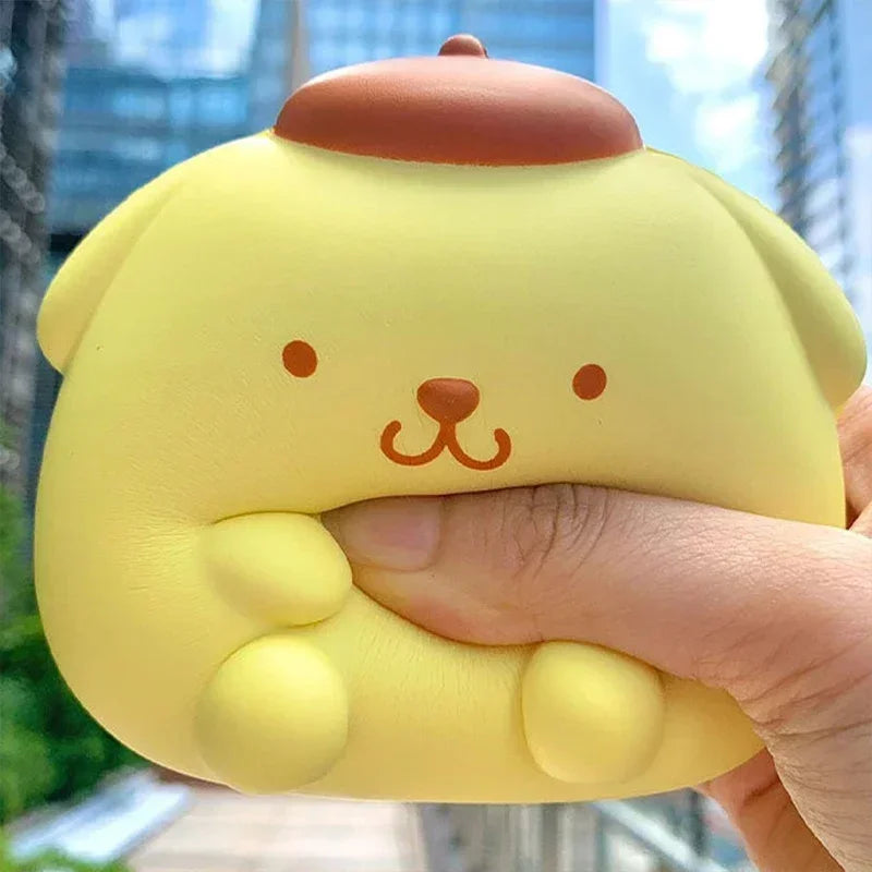 Kuromi Hello Kitty Stress Tabas Squishy Anime Cartoon Free Stuff for Boys Girls Children Pocket Pushy Squeeze Fidget Toys Gift