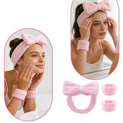 Large Combination Beauty Tools Set Face Washing Makeup Sponge Full Set Pink Cosmetic Brush Set for Ordinary People