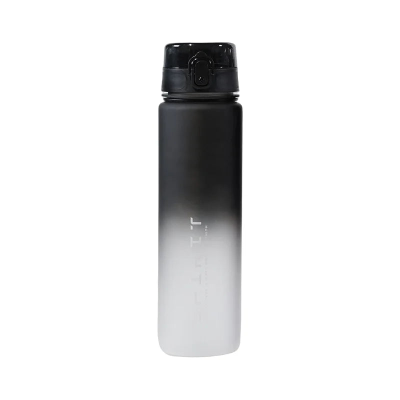 1 Liter Large Capacity Sports Water Bottle Gradient Color Plastic Cup Drink items Outdoor Beach Travel Portable Gym Fitness Jugs