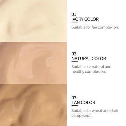 Long-lasting Face Foundation Cream Waterproof Concealer Liquid Even Skin Tone Professional Matte Base Makeup Cosmetics Maquiagem