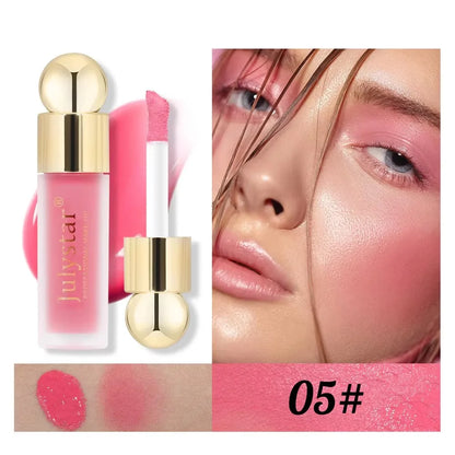 Natural Blusher Cute Korean Makeup for Women Liquid Blush Waterproof Multi-purpose Facial Nourishing Blush Stick Cheek