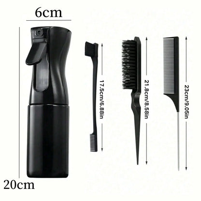 10pcs comb Brush Set Getting Shine and Makes Hair Smooth, Curly Hair Brush for Adult & Kids Wet or Dry Hair