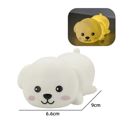 Mini Panda LED Lamp Easter Rabbit Panda Party Souvenirs Gifts Office DeskHome Decor Christmas New Year 2026 Gift Night Light